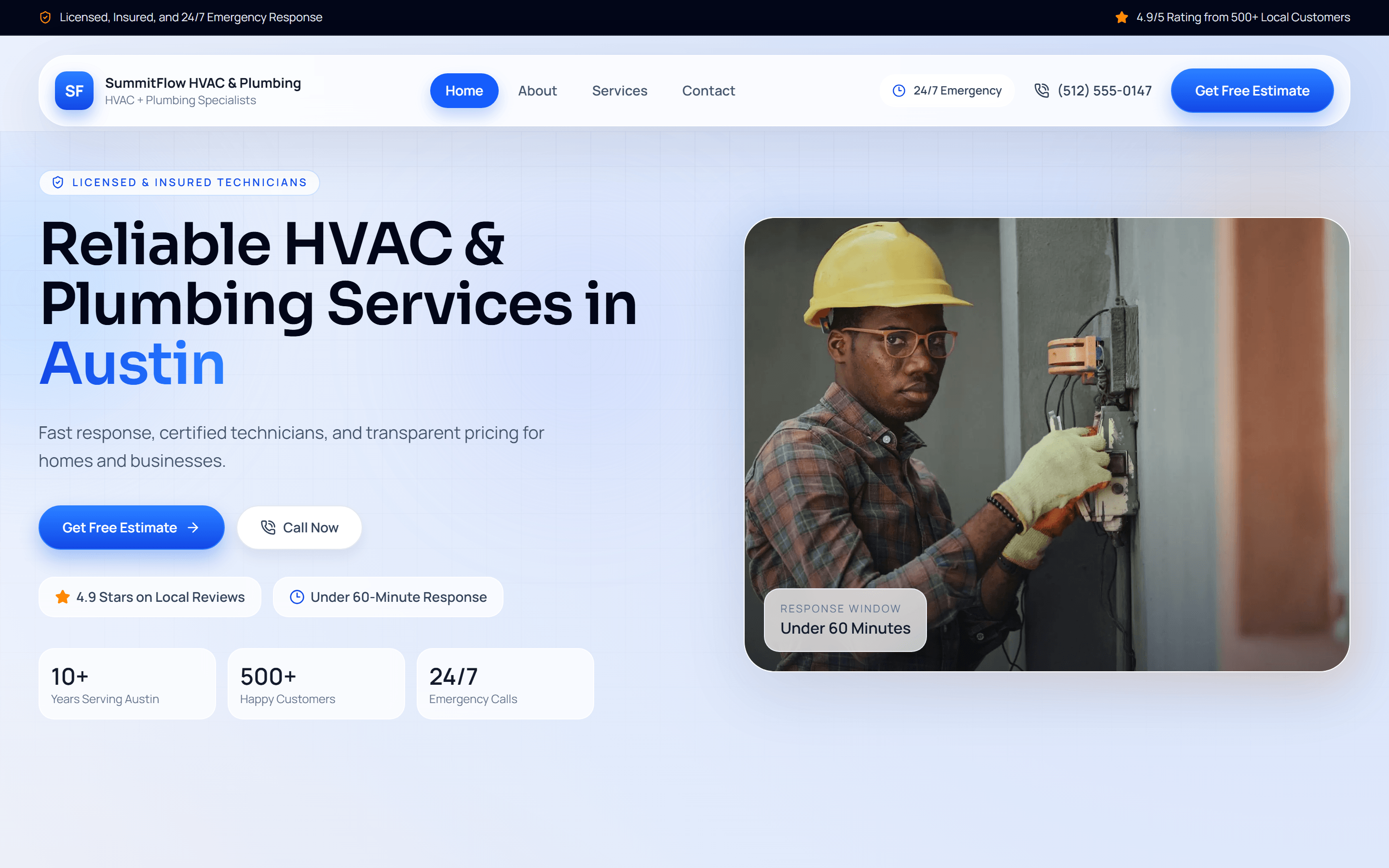 SummitFlow HVAC project preview